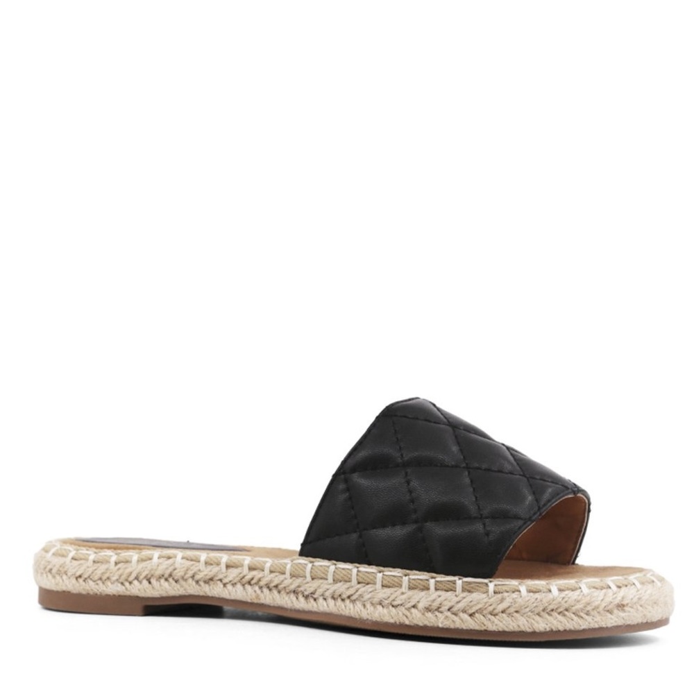 Black espadrille sandals